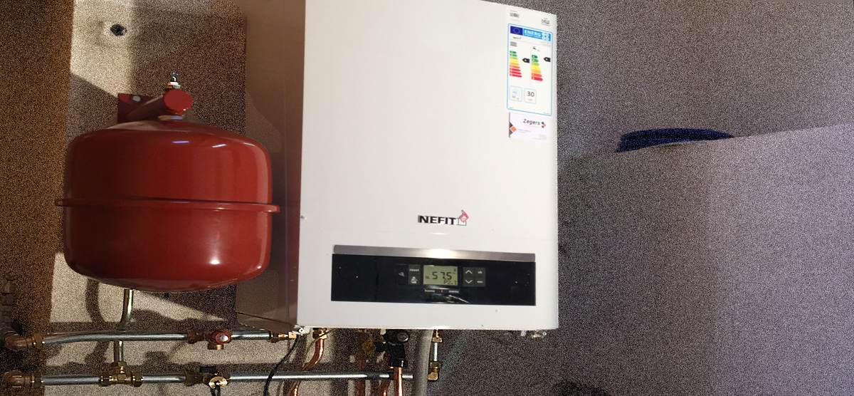 Nefit HR cv-ketel geïnstalleerd